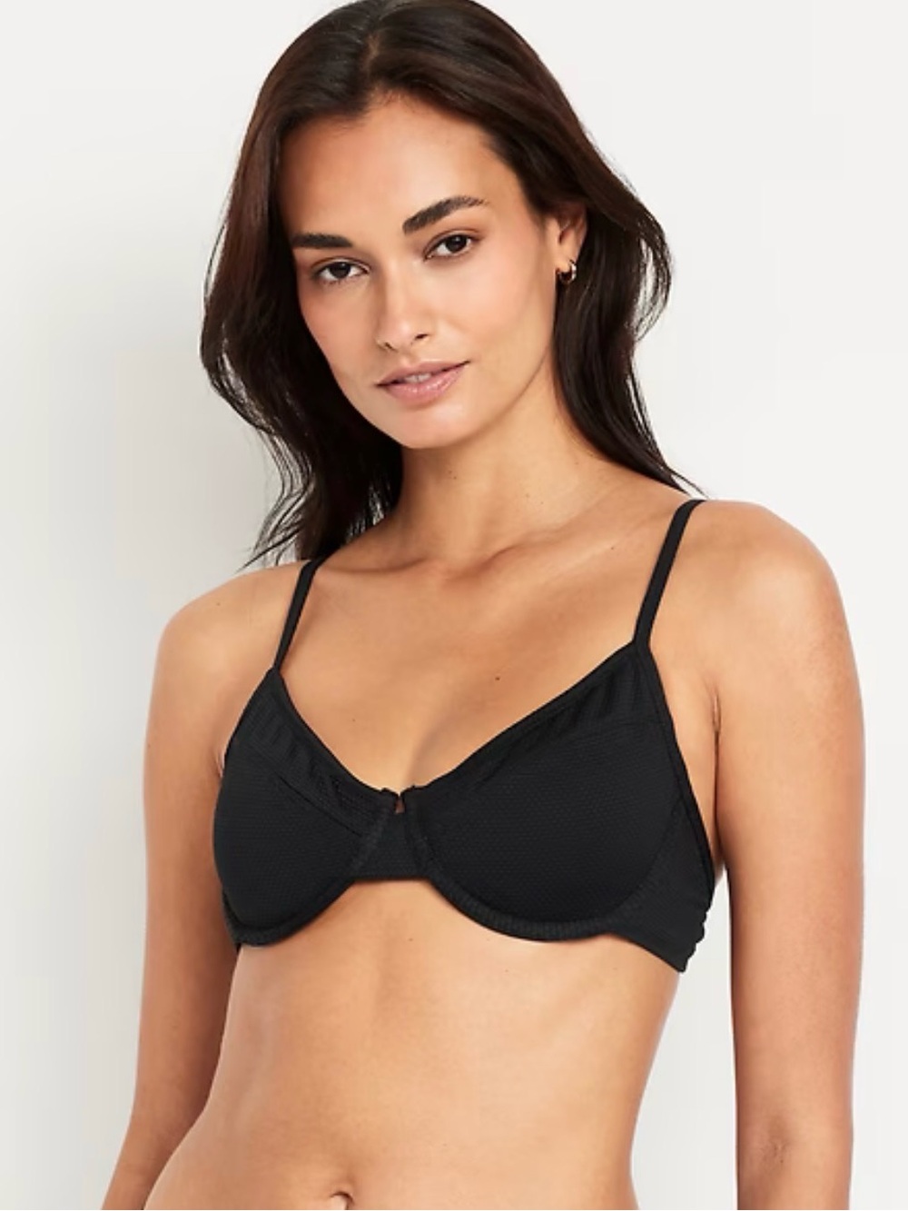 Old Navy Textured Underwire Balconette Swim Top